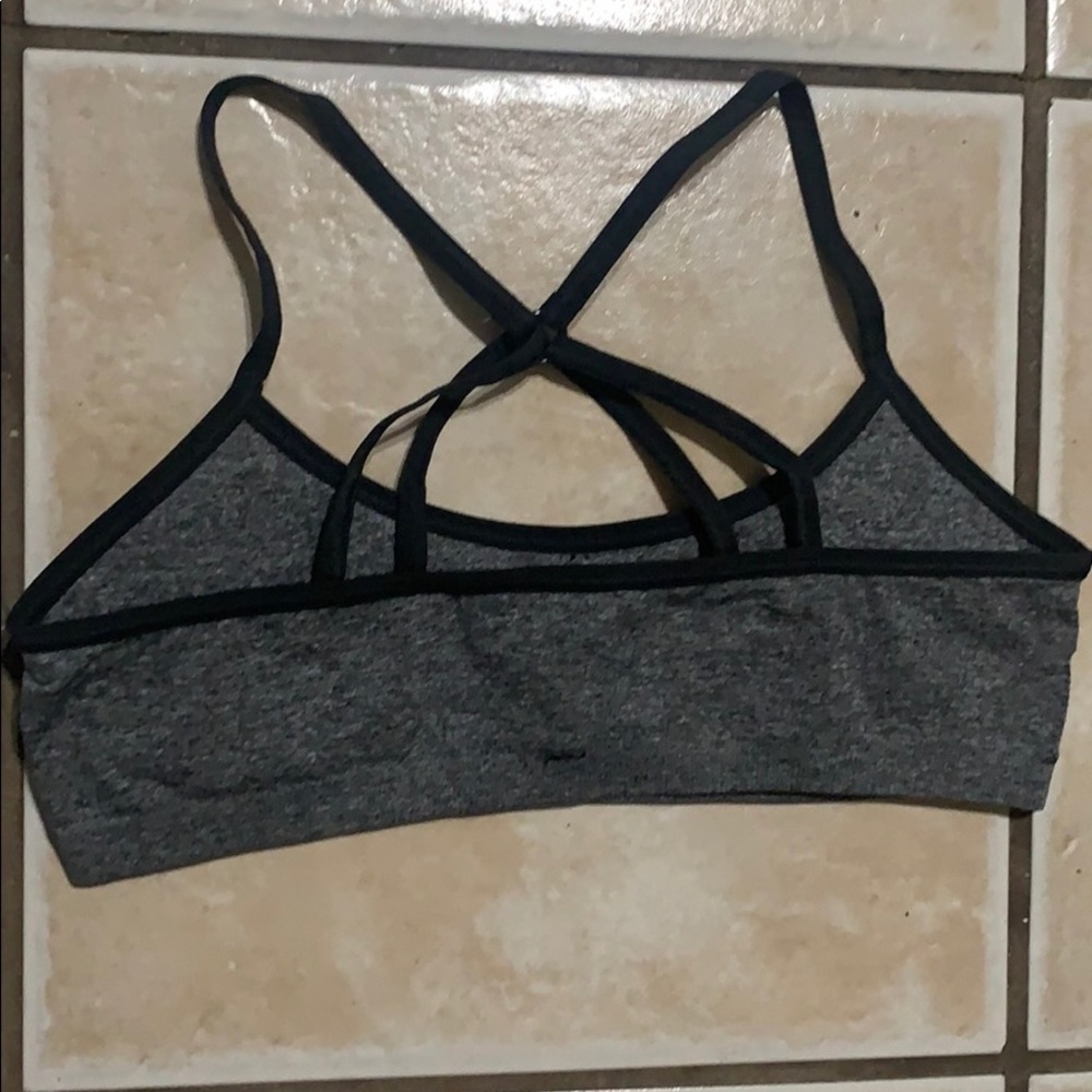 Black and Gray Sports Bra Size 36A